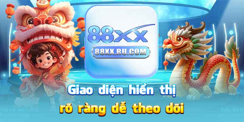 Giao diện hiển thị rõ ràng dễ theo dõi